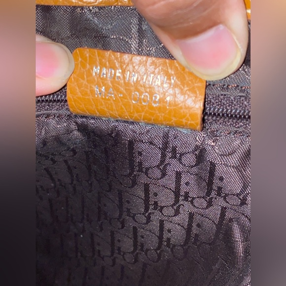 Authentic Vintage Christian Dior Brown Leather Saddlebag - Picture 13 of 16